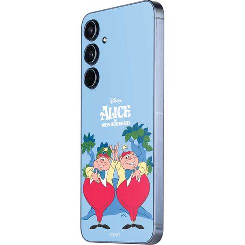 Disney Alice in Wonderland Tweedle Dee and Tweedle Dum Galaxy A55 5G Skin
